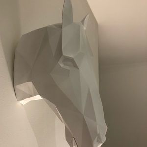 3D Horse Head Wall Decoration